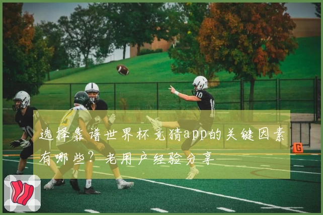 选择靠谱世界杯竞猜app的关键因素有哪些？老用户经验分享
